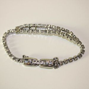 3 for $10 💲 Silver Diamond Crystal Bracelet